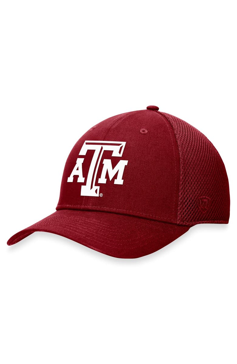 TOP OF THE WORLD Men's Top of the World Maroon Texas A&M Aggies Spacer Flex Hat, Alternate, color, Maroon