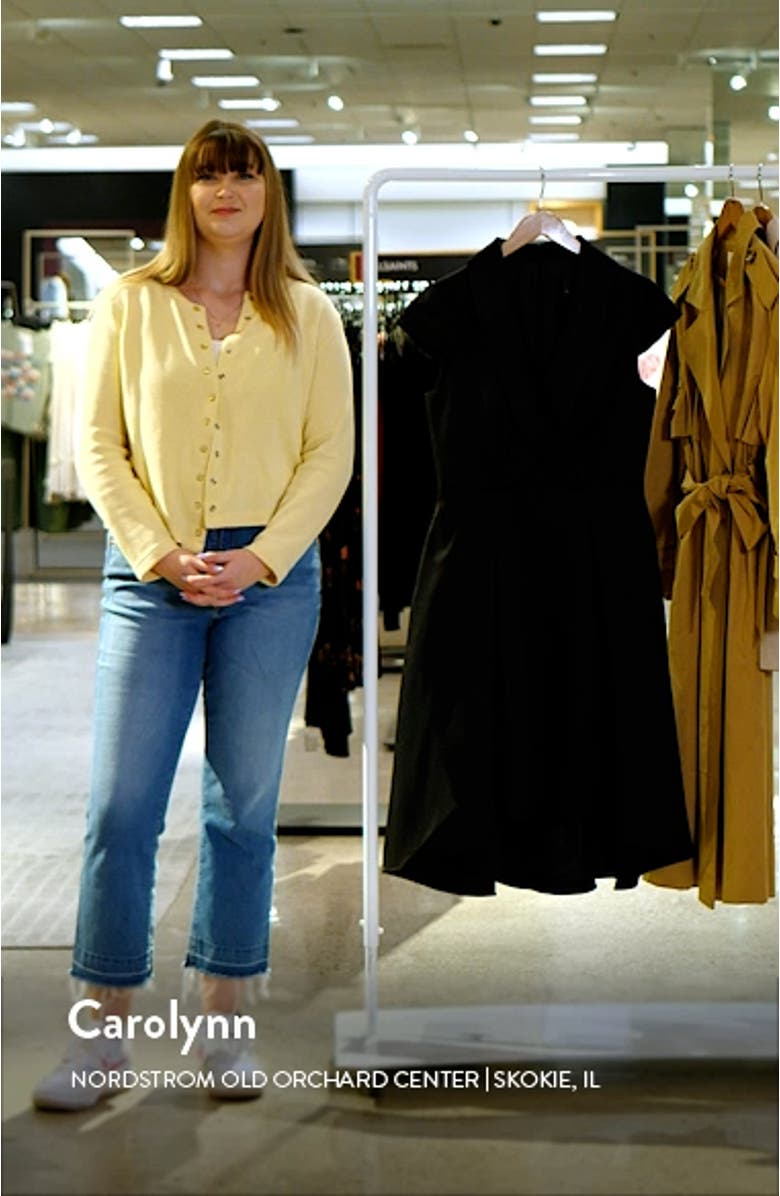 Box Pleat High-Low Mikado Dress, sales video thumbnail