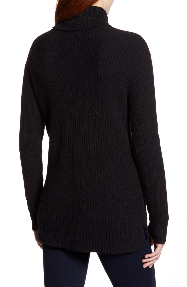 Caslon<sup>®</sup> Textured Turtleneck Sweater, Alternate, color,