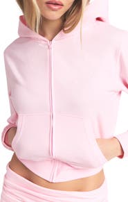 SKIMS Cotton Jersey Zip-Up Hoodie