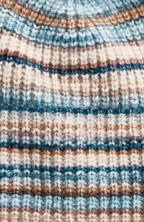 Treasure & Bond Melange Knit Beanie In Multi