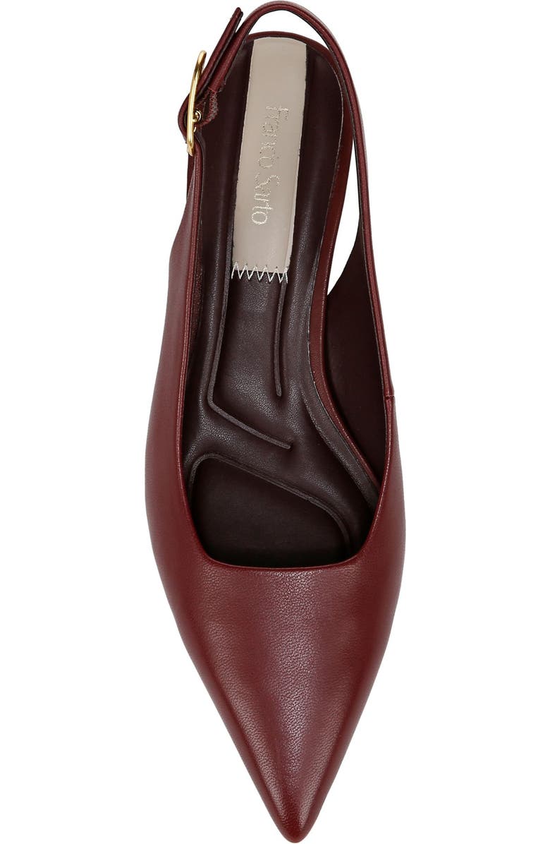 Franco Sarto Marlow Slingback Kitten Heel Pump, Alternate, color, Red