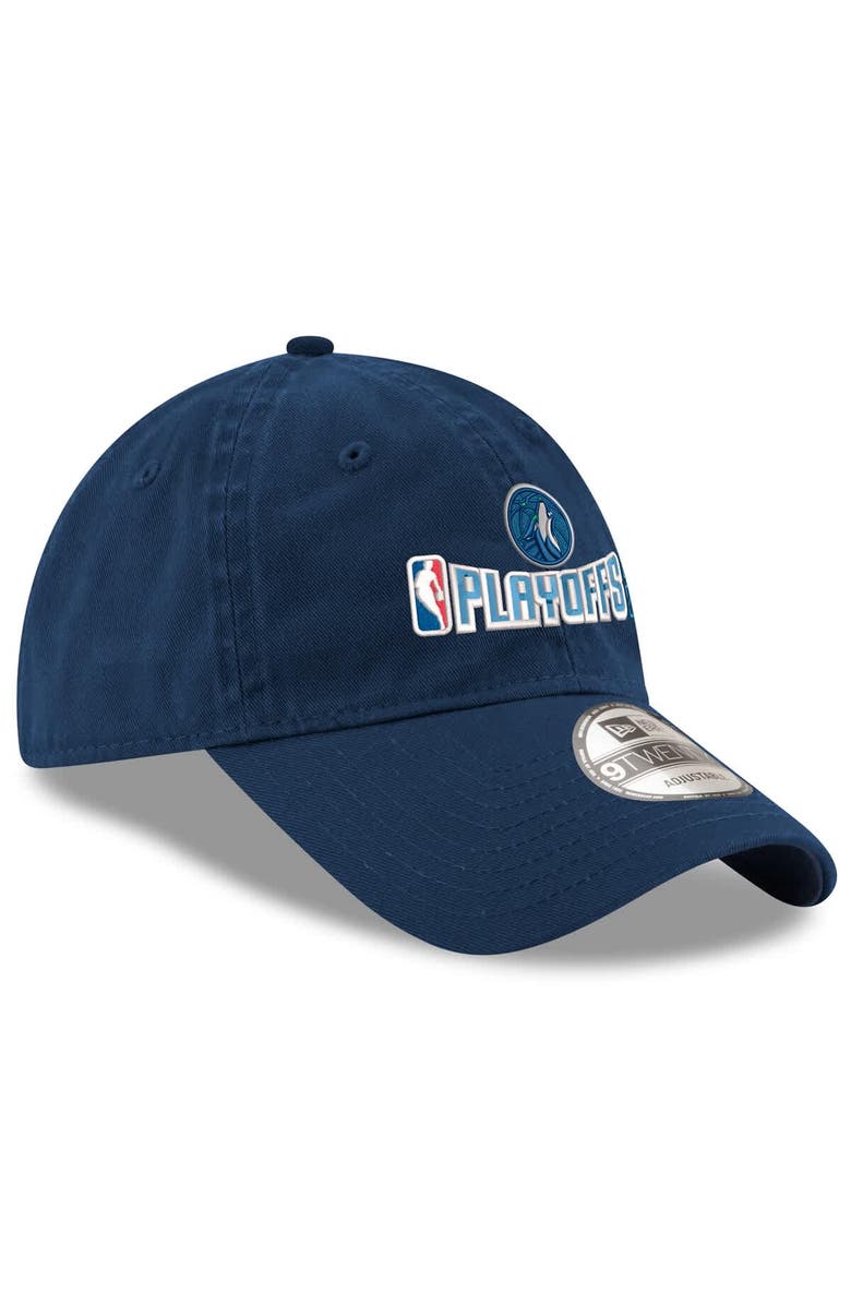 New Era Men's New Era  Navy Minnesota Timberwolves 2025 NBA Playoffs 9TWENTY Adjustable Hat, Alternate, color, 