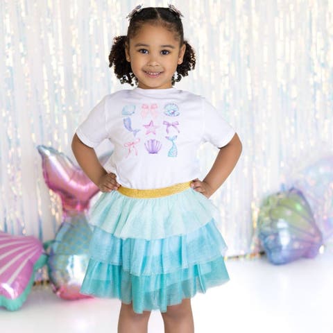 Mermaid Cutie Short Sleeve T-Shirt (Baby, Toddler, Little Kid & Big Kid)