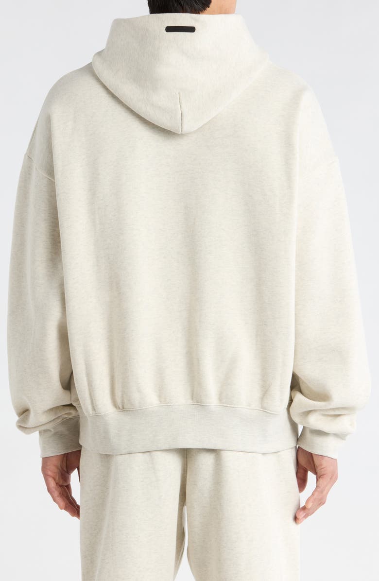 Fear of God Essentials Signature Classic Fit Hoodie, Alternate, color, Oatmeal Heather