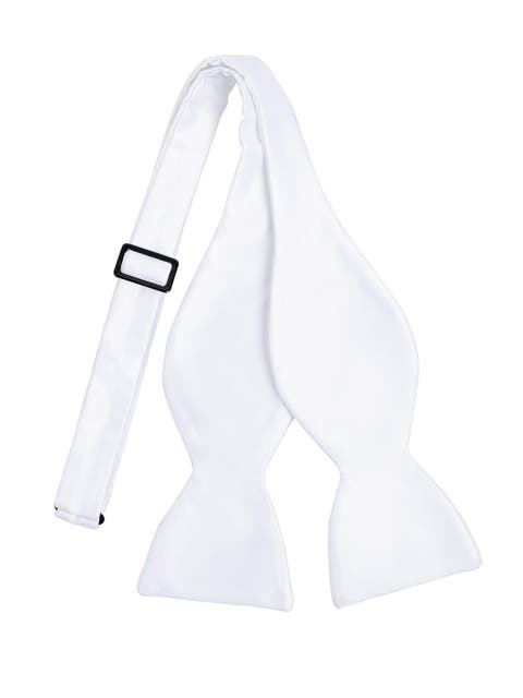 Men's Solid Satin Bow Tie