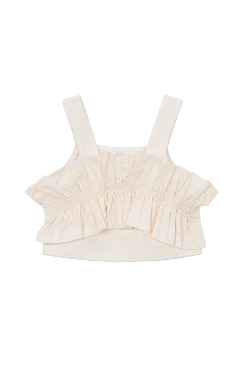 Ruffled Top, Main, color, Beige