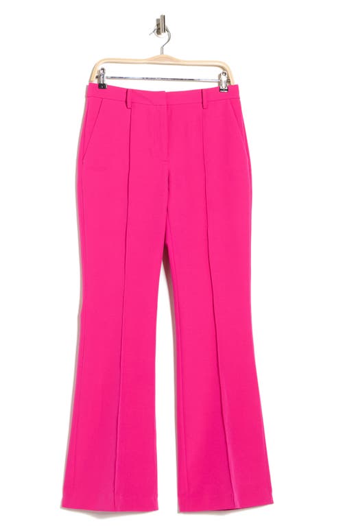 Dkny Pintuck Flare Pants In Brown