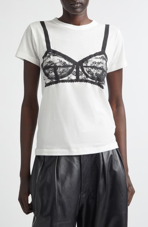Trompe l'Oeil Bra T-Shirt