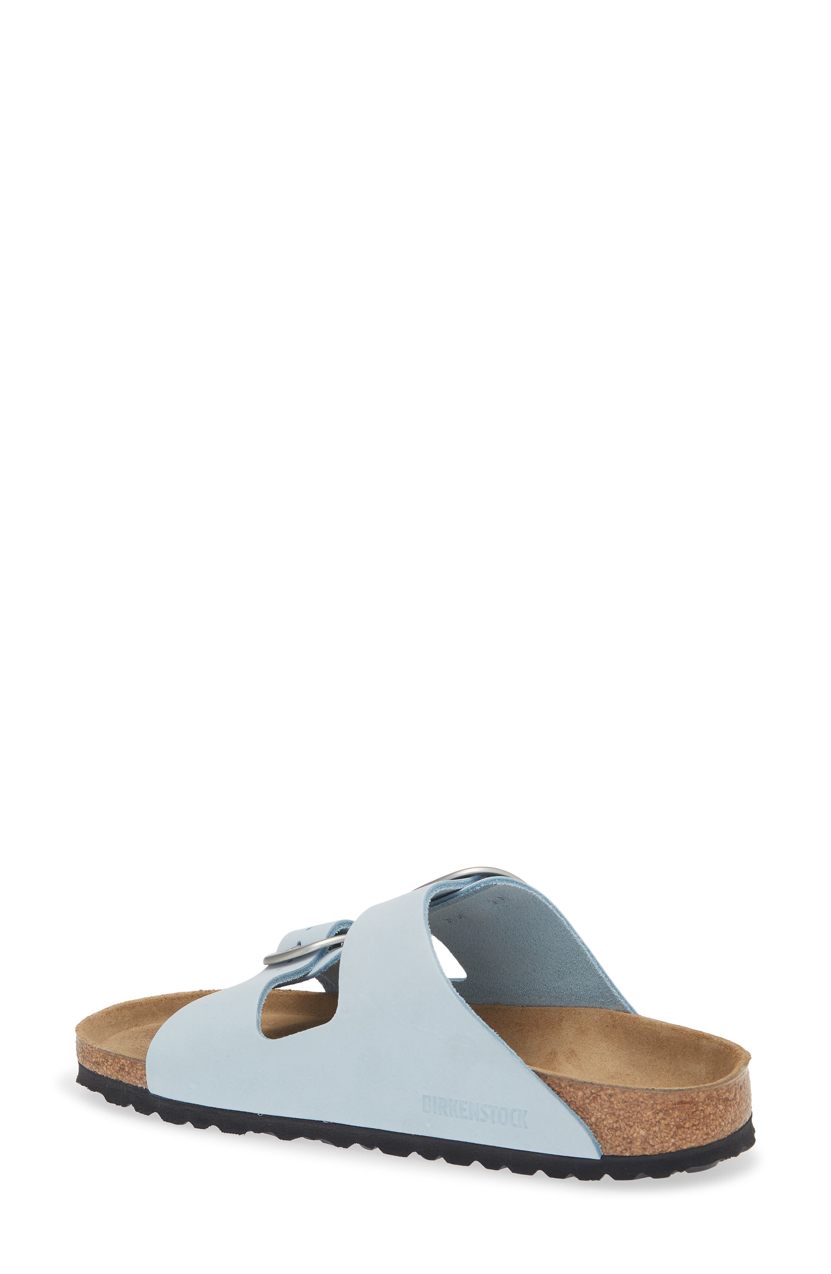 Arizona Big Buckle Slide Sandal, Alternate, color, BABY BLUE