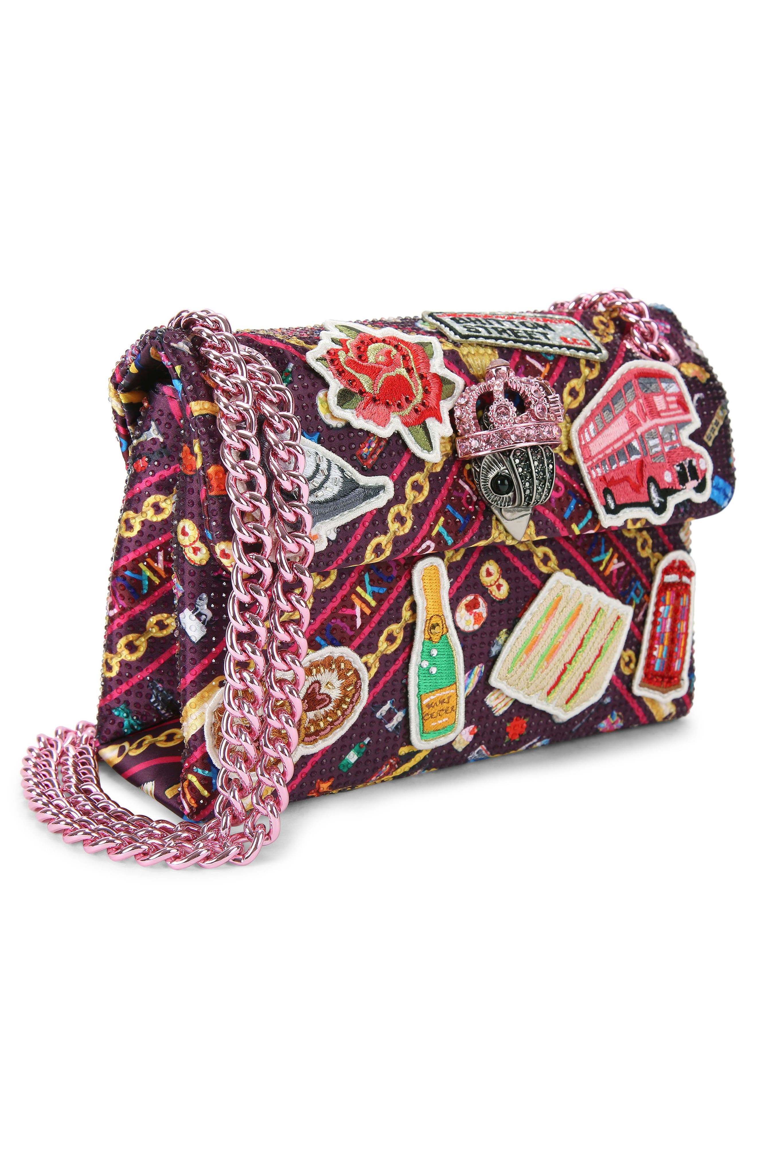 Kurt Geiger London Mini Kensington London Convertible Crossbody Bag, Alternate, color, Open Pink