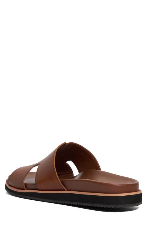 Dune London Insight Slide Sandal In Tan