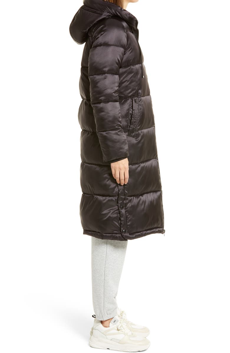 Sam Edelman Sam Edlelman Water Repellent Iridescent Puffer Coat, Alternate, color,