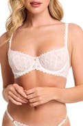 Montelle Intimates Lacy Flirt Underwire Balconette Bra