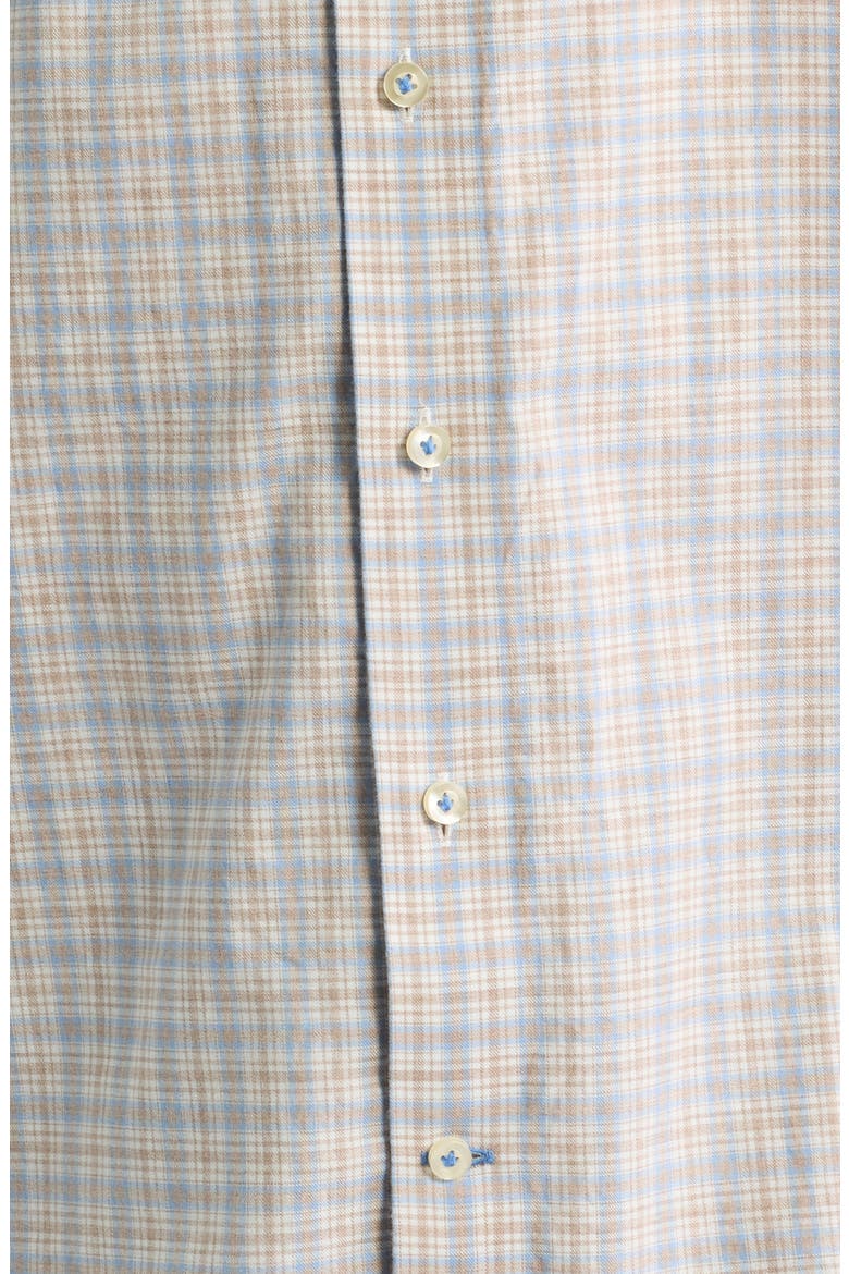 Bayview Pane Long Sleeve Button Down Shirt, Alternate, color, MALIBLU