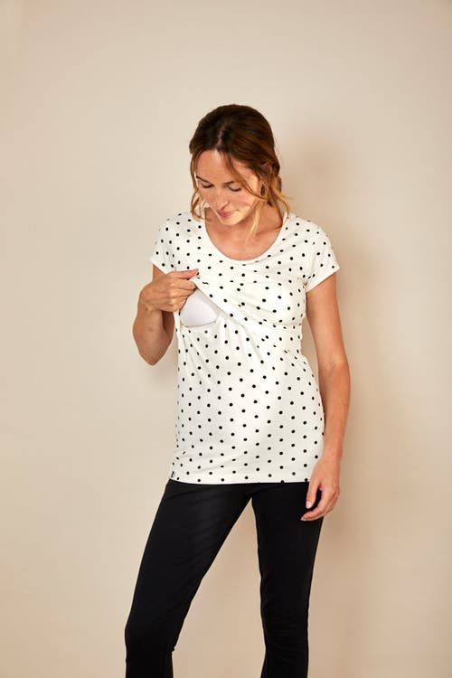 The Bshirt Womens Short Sleeve Nursing Tshirt