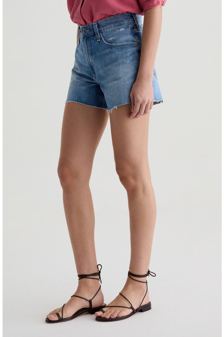 Halle Cutoff Denim Shorts, Alternate, color, 17 YEARS DIVERGENT