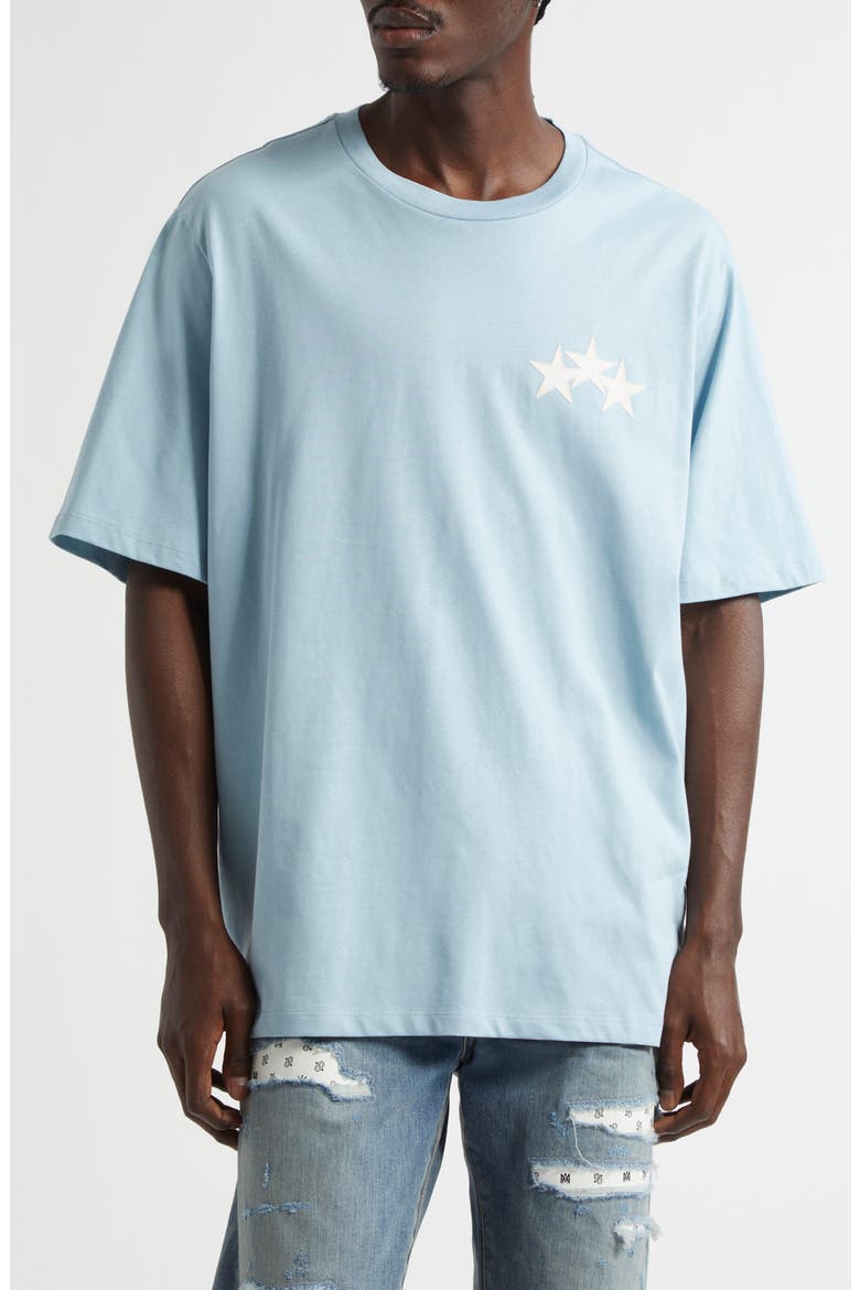 3-Star Appliqué Cotton T-Shirt (Men) | Nordstrom