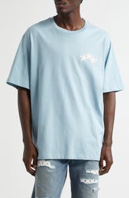 AMIRI 3-Star Appliqué Cotton T-Shirt