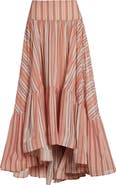 Zimmermann Rebellion Bohemian Stripe Tiered Maxi Skirt