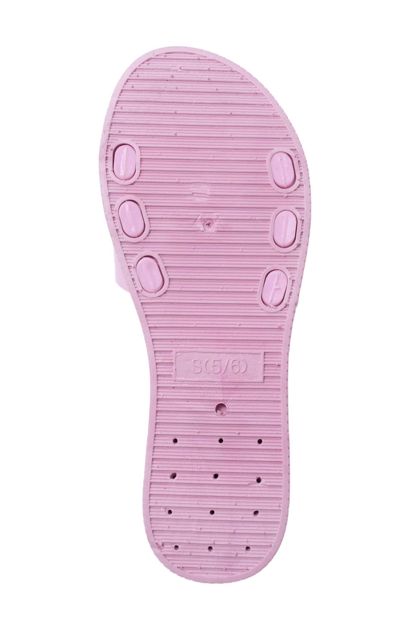 bebe Charm Slide Sandal, Alternate, color, Light Pink
