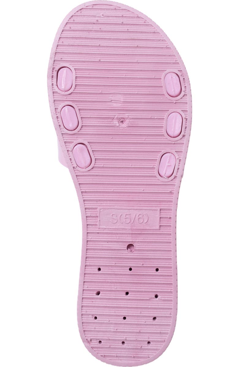 bebe Charm Slide Sandal, Alternate, color, Light Pink