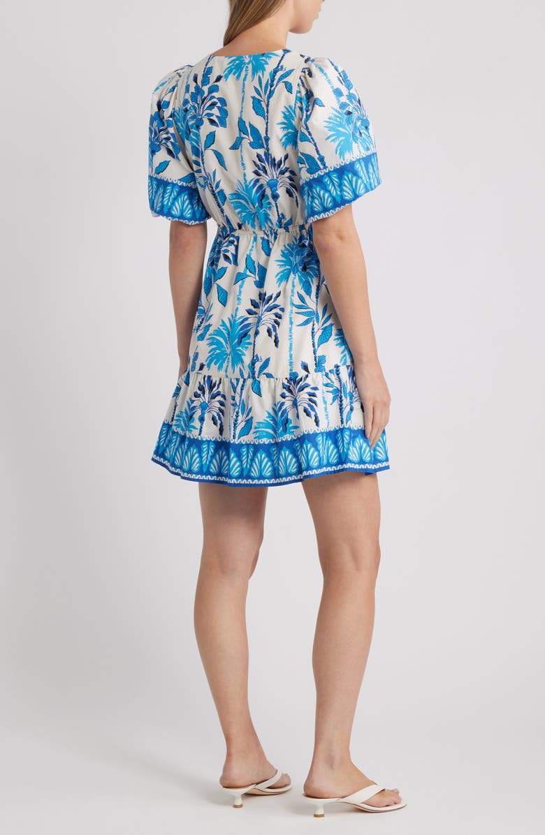 Lilly Pulitzer<sup>®</sup> Kentlee Print Fit & Flare Dress, Alternate, color, Coconut Swayin In The Breeze