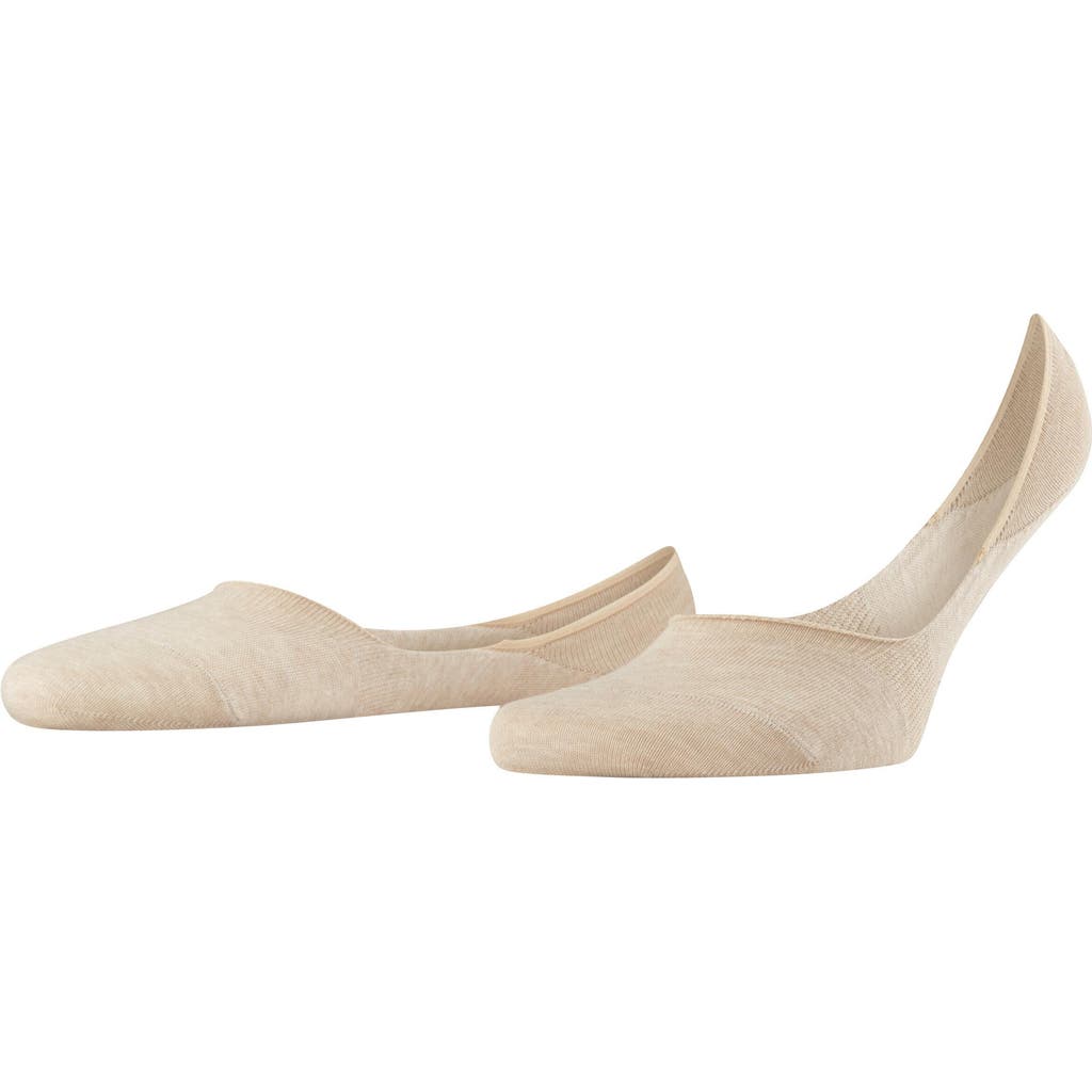 Falke Step Cotton No Show Socks in Sand Melange at Nordstrom, Size Small/medium