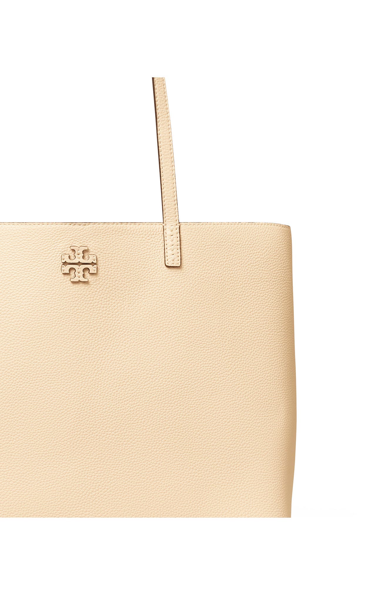 McGraw Leather Tote, Alternate, color, BRIE