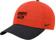Nike Men's Nike Orange Oklahoma State Cowboys Colorblock Club Adjustable Hat