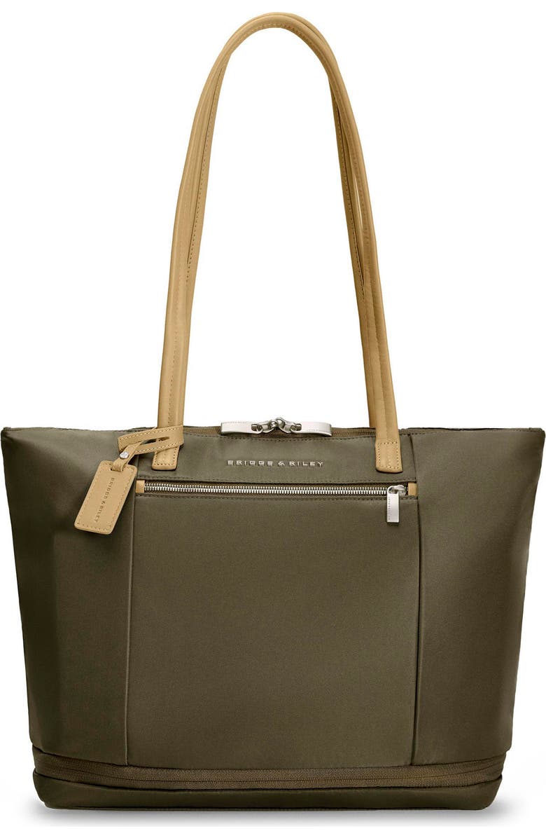 Briggs & Riley Rhapsody Expandable Tote, Main, color, Olive