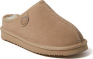 DEARFOAMS Fireside Greta Genuine Shearling Clog Slipper
