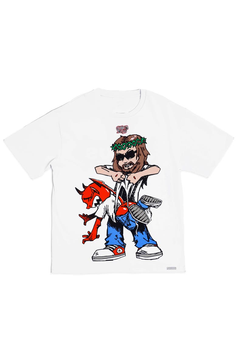 VERYRARE Jesus Saves Tee, Main, color, White