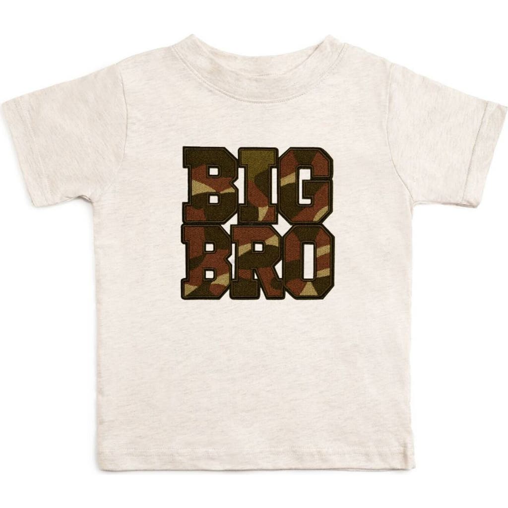 Sweet Wink Big Bro Camo Patch Short Sleeve T-shirt In Neutral