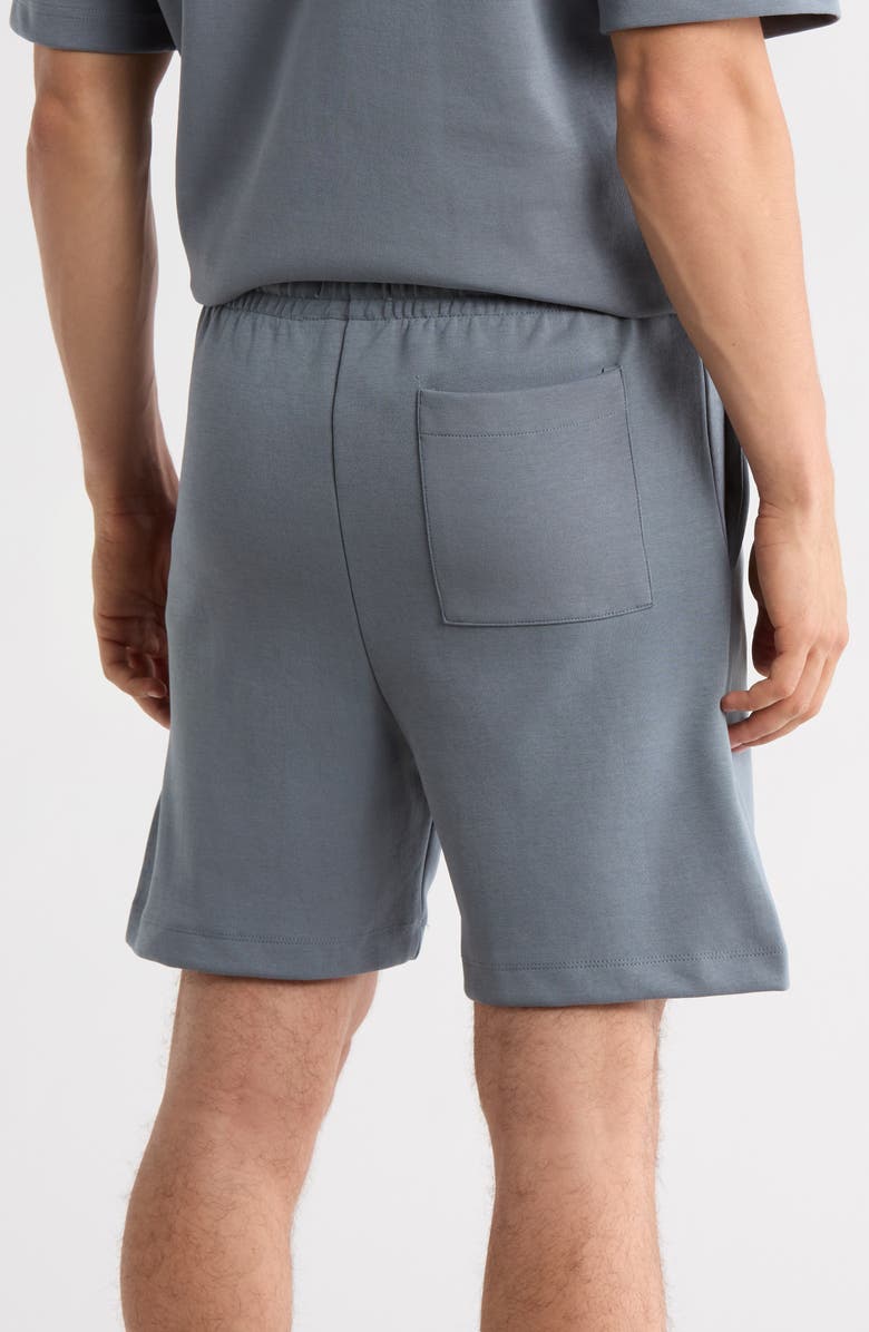 DENIM AND FLOWER Pull-On Drawstring Shorts, Alternate, color, Mid Blue