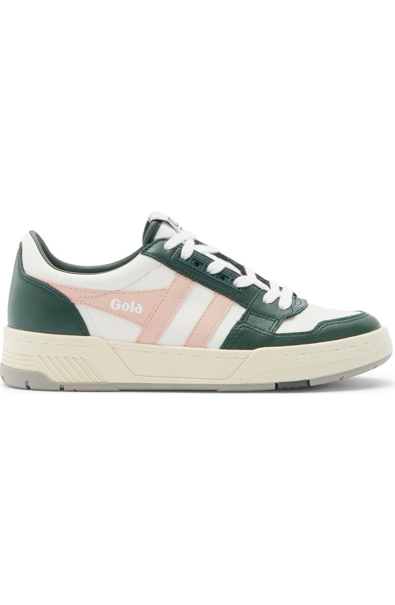 Gola Challenge Sneaker, Alternate, color, White/ Evergreen/ Pearl Pnk