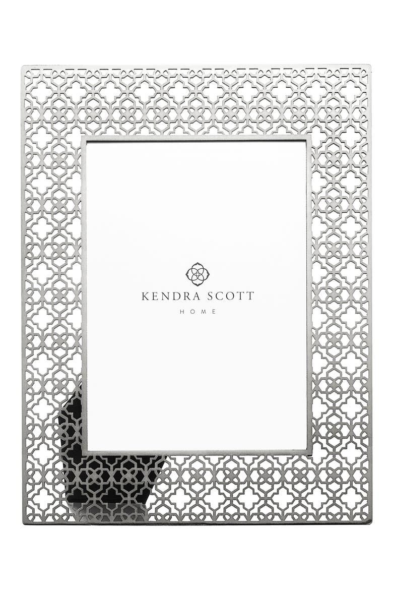 Filigree Picture Frame, Main, color, ANTIQUE SILVER