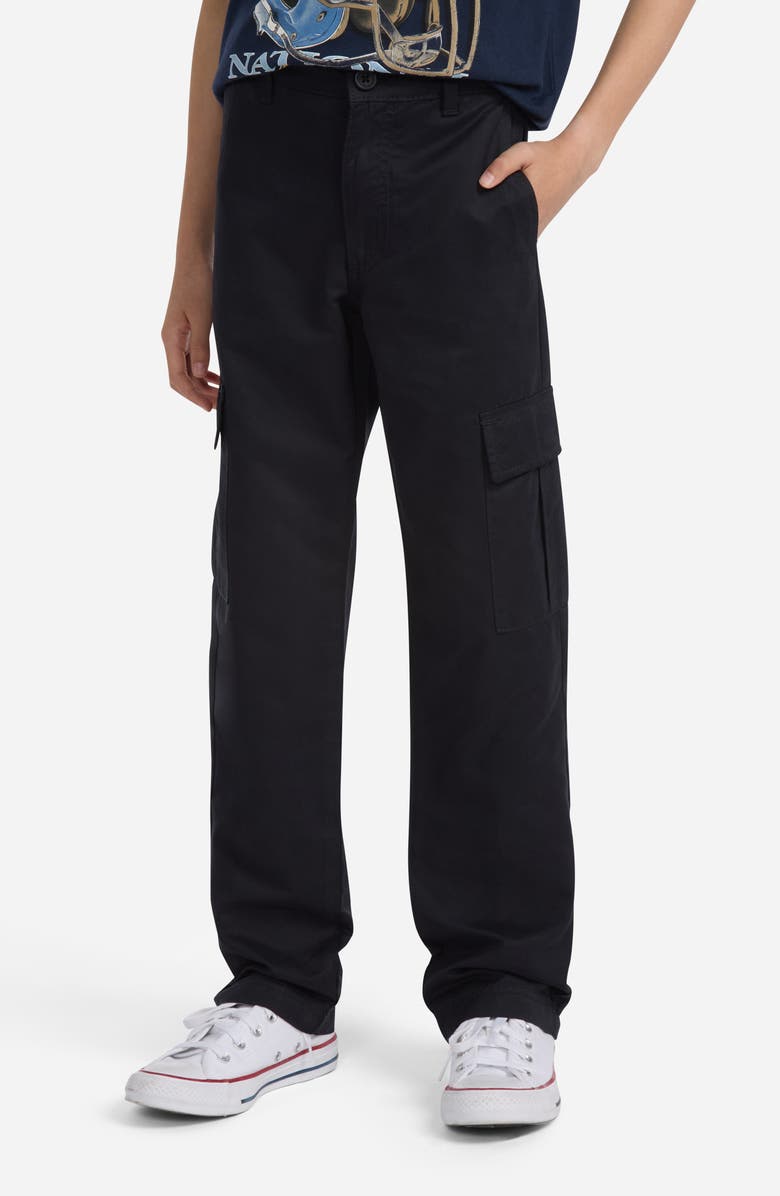 abercrombie kids Kids' Loose Cargo Pants, Alternate, color, Anf Anthracite