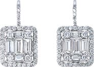 Mindi Mond Classic Clarity Diamond Halo Earrings