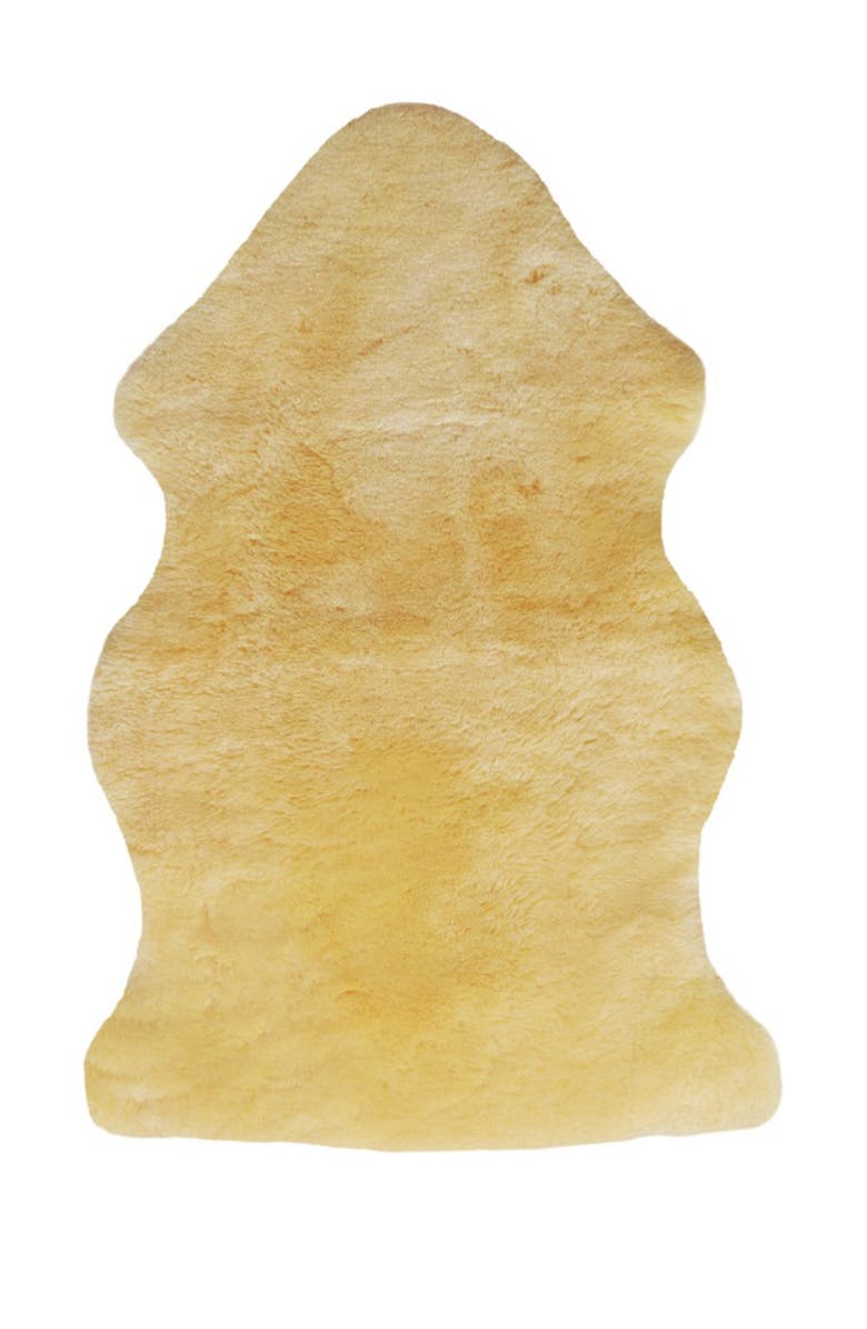 NATURAL Genuine Shearling Sheepskin Pelt - 24" x 36", Main, color, Natural