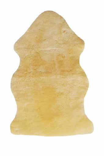 NATURAL Genuine Shearling Sheepskin Pelt - 24" x 36"