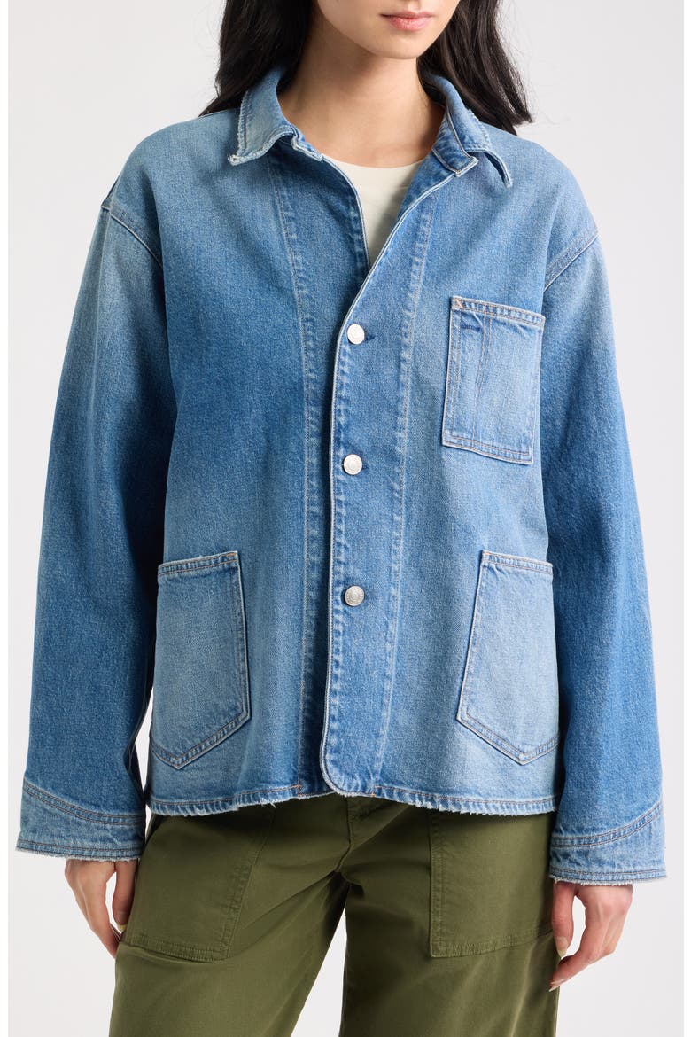 Bantry Barn Jacket, Alternate, color, 1978 BLUE DENIM WASH