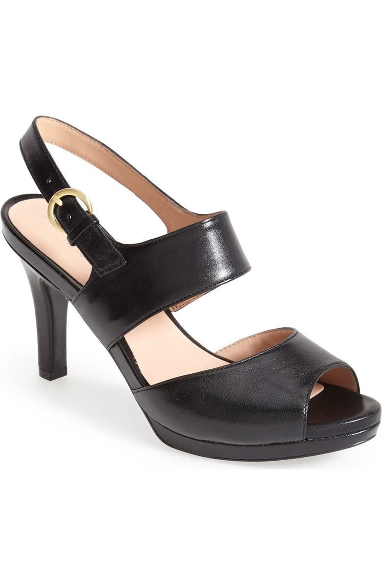 Naturalizer 'Nebula' Leather Sandal, Main, color,