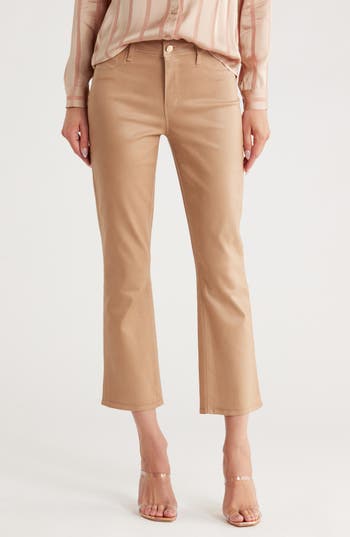 L Agence L'agence Tati High Waist Ankle Micro Bootcut Jeans In Neutral