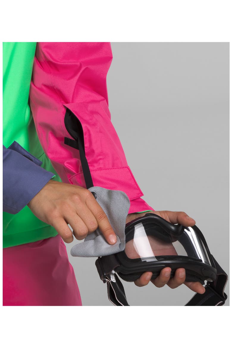 Kids' Freedom Waterproof Insulated Hooded Jacket, Alternate, color, CHLOROPHYLL GREEN/ TNF BLACK