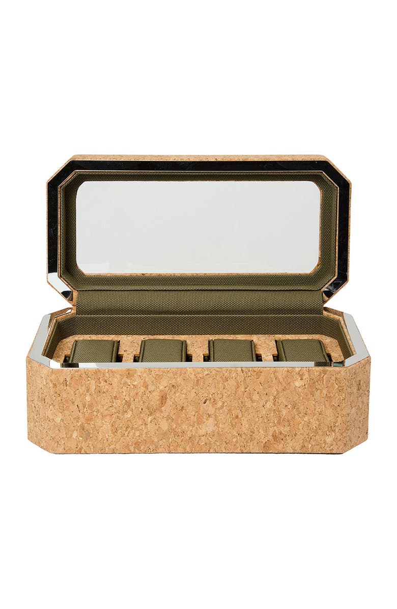 WOLF Cortiça 4 Piece Watch Box, Alternate, color, Cork