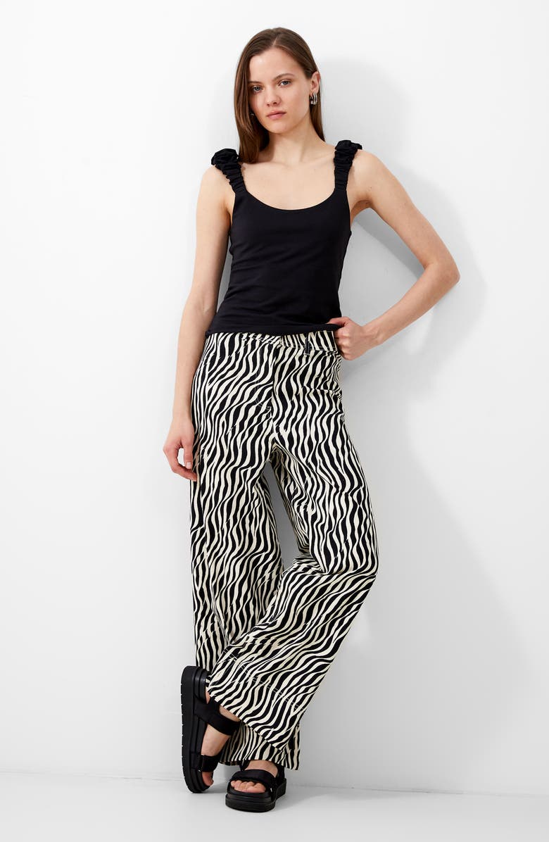 French Connection Rallie Gwyneth Scrunch Strap Tank, Alternate, color, 