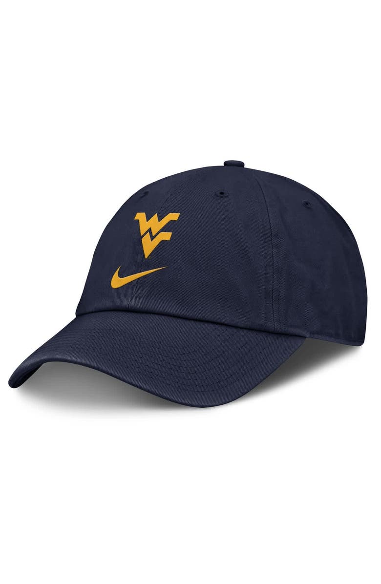 Nike Men's Nike Navy West Virginia Mountaineers Primetime Club Adjustable Hat, Alternate, color,