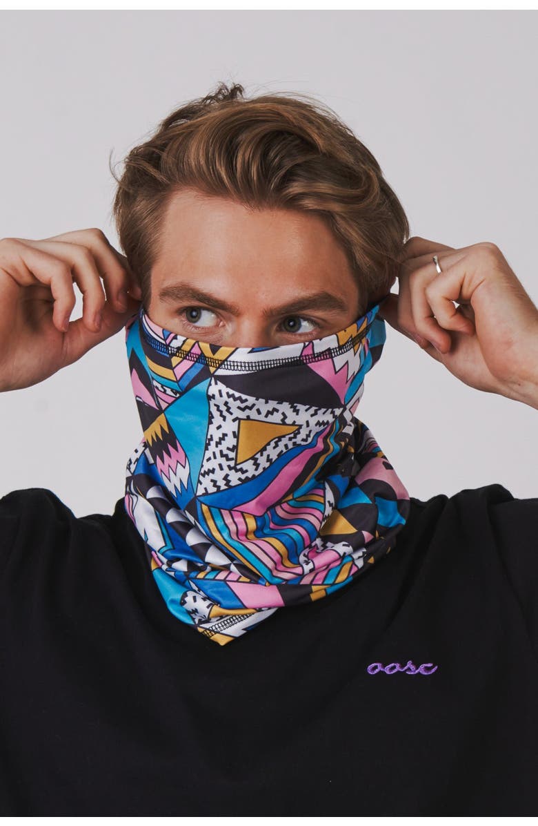 OOSC Neckwarmer - Blades of Glory Print, Alternate, color, Blades Of Glory Print