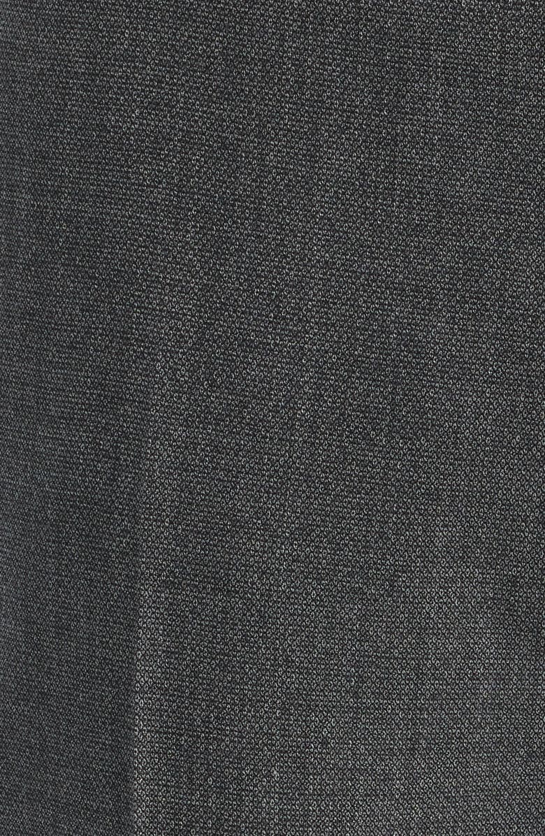 Canali Siena Regular Fit Grey Flat Front Super 130s Wool Dress Pants, Alternate, color, Grey
